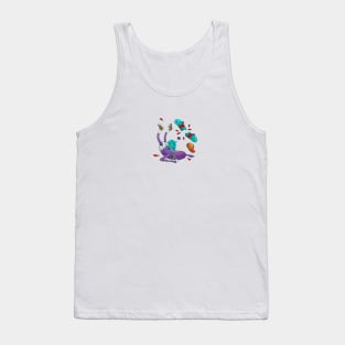 Skate shirt | Crashed skateboarder monster fan art Tank Top